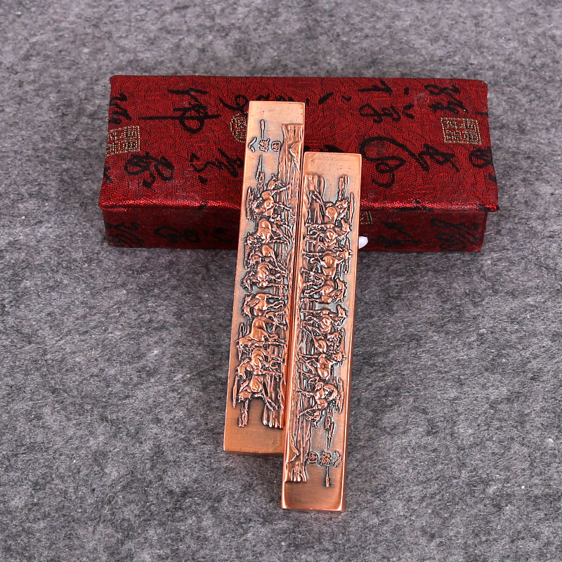 Portable Brass Paperweights Creative Simple Chines..